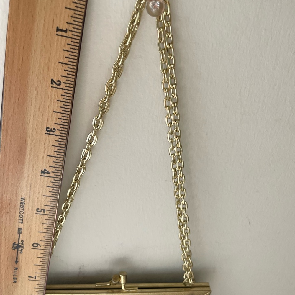 Beaded Hand Purse | Handmade | Gold Chain - Picture 16 of 16